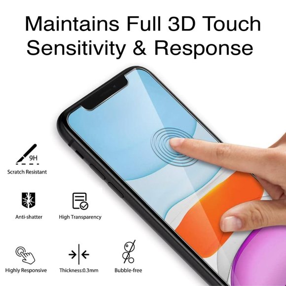 Tempered Glass Screen Protectors for Apple iPhone - Picture 2 of 6